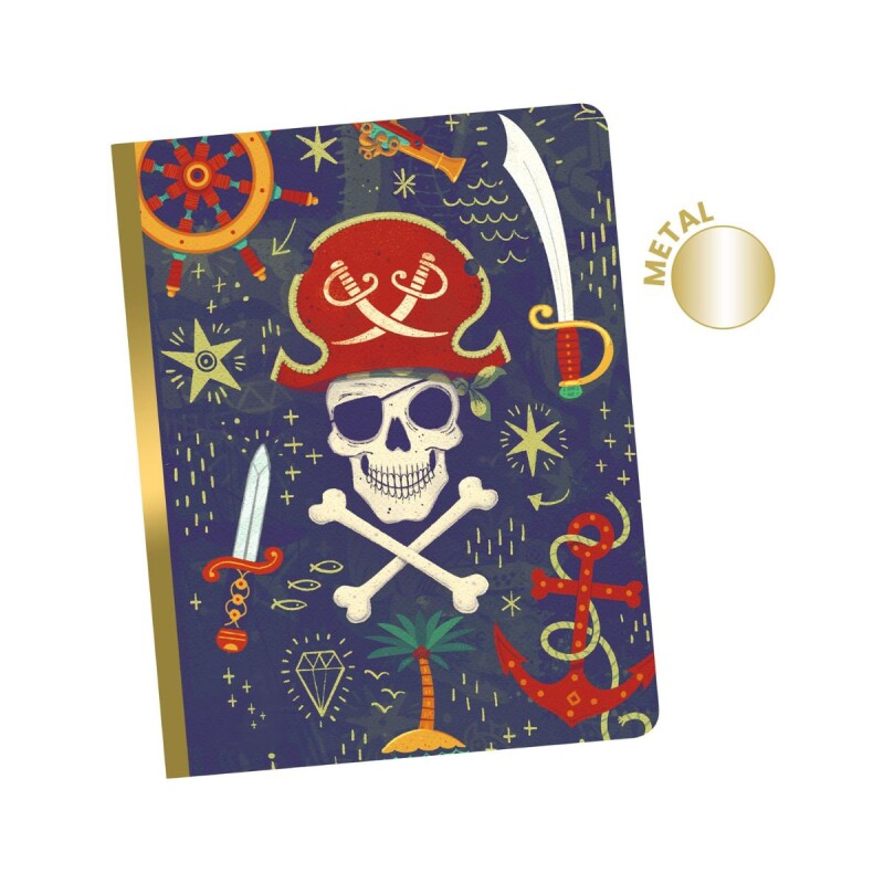 Cuaderno rayado A5 Piratas Cuaderno rayado A5 Piratas