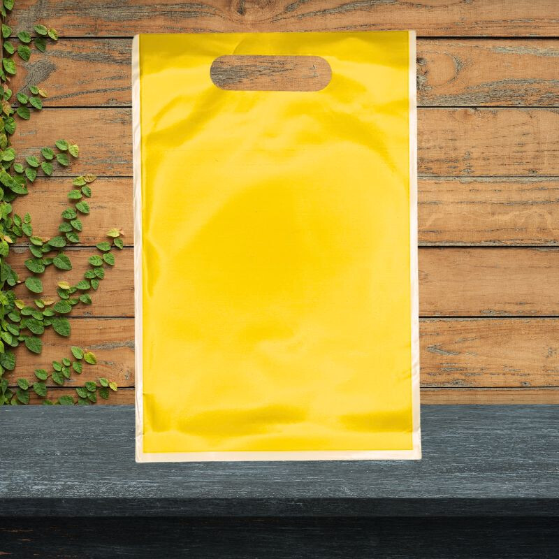 Bolsas de Nylon Colores Lisos x10 Amarillo