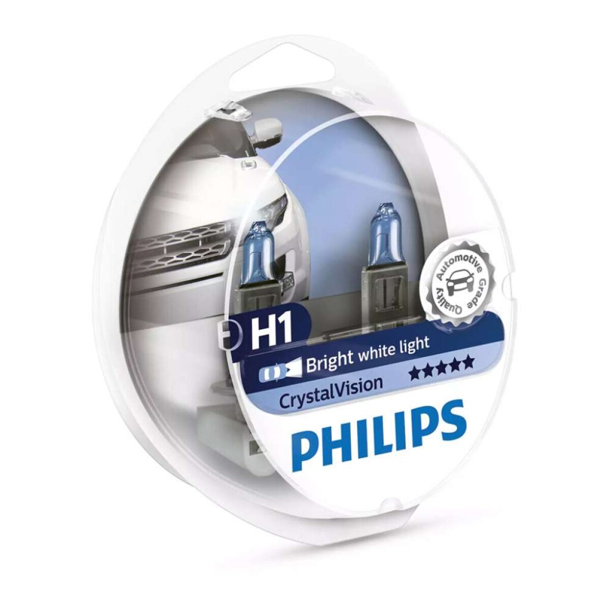 Lampara Halogena Crystal Vision Pack Philips - 12V 55W H1 