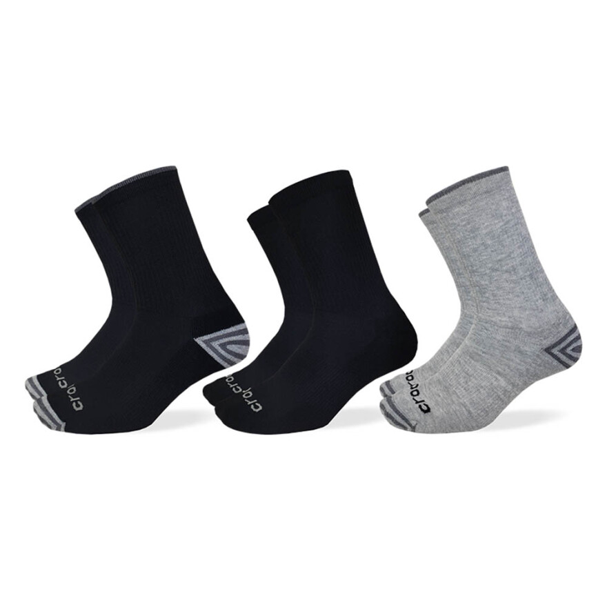 Socks Stripe H/T Crew - Unisex Black/grey