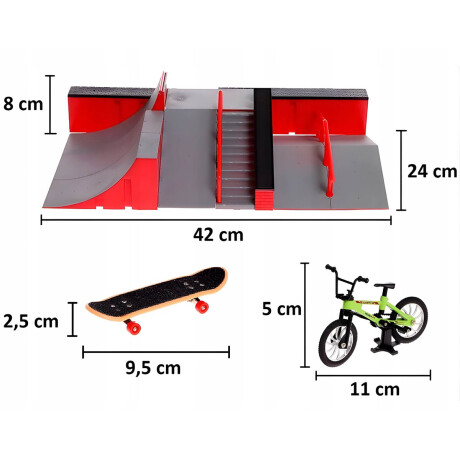 Skatepark Mini Finger Skate Bmx Rampa Patineta Skatepark Mini Finger Skate Bmx Rampa Patineta