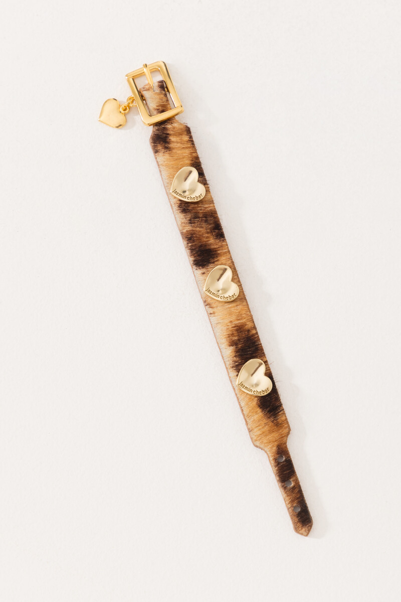 PULSERA MONACO Leopardo