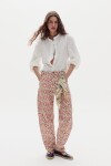 Camisa Gaia en Algodón White Cross Stitch