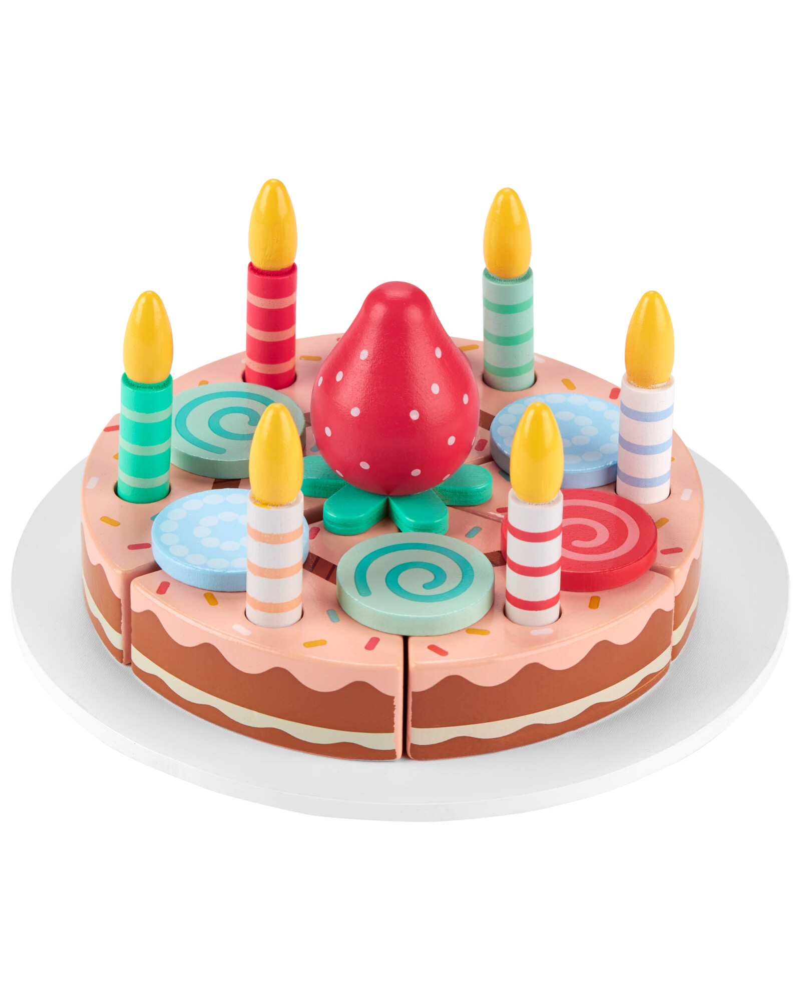 Juego de Torta de Madera Veintiuna Piezas 0