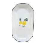 BANDEJA RECTANGULAR DE PORCELANA • 31x17cm BANDEJA RECTANGULAR DE PORCELANA • 31x17cm