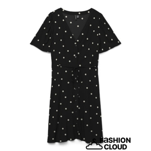 VMALBA SS SHORT DRESS WVN NOOS BLACK