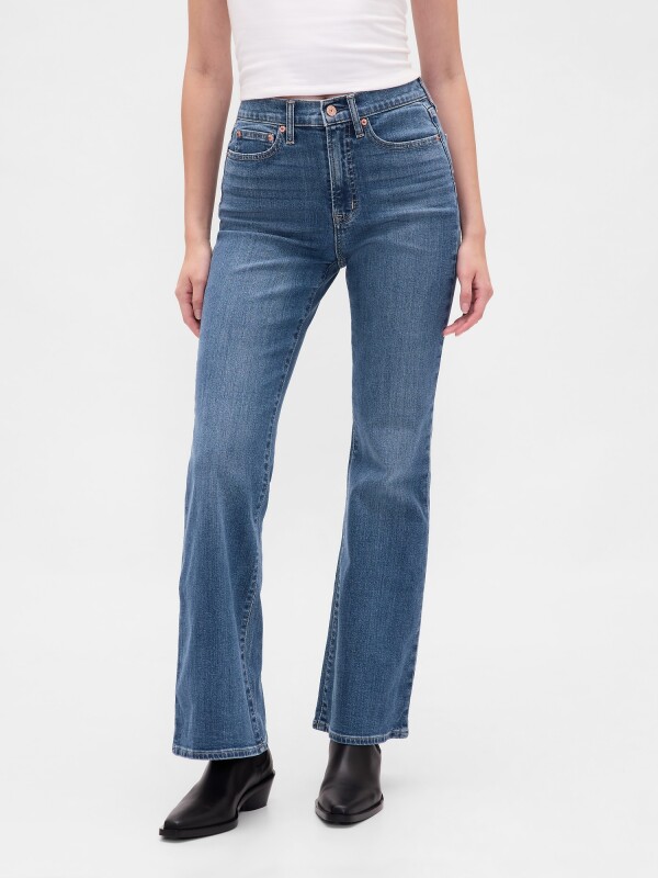 70S FLARE HR MED HERON MEDIUM WASH