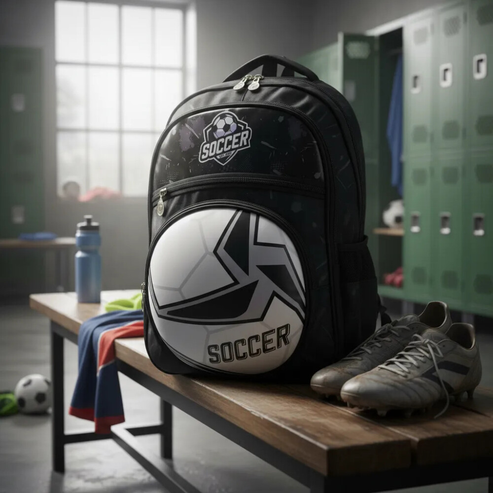 Mochila con pelota 3D Soccer Mochila con pelota 3D Soccer
