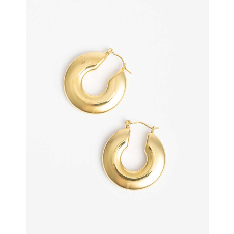 Aros Argollas Metal Dorado