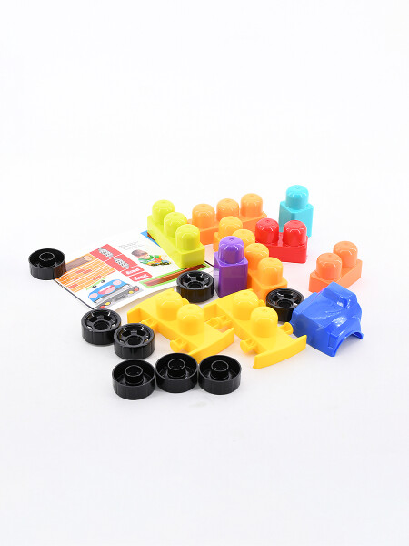 BLOQUES CAMION 18 PIEZAS MULTICOLOR