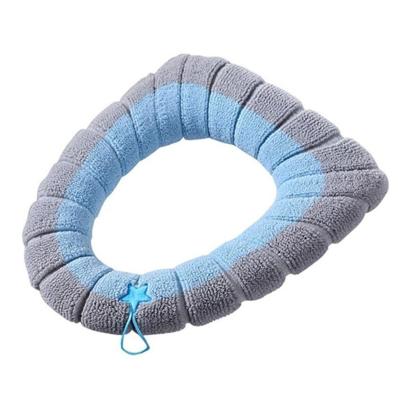 Protector Cubre Tapa Inodoro Water Frio Asiento Comodo Variante color AZUL