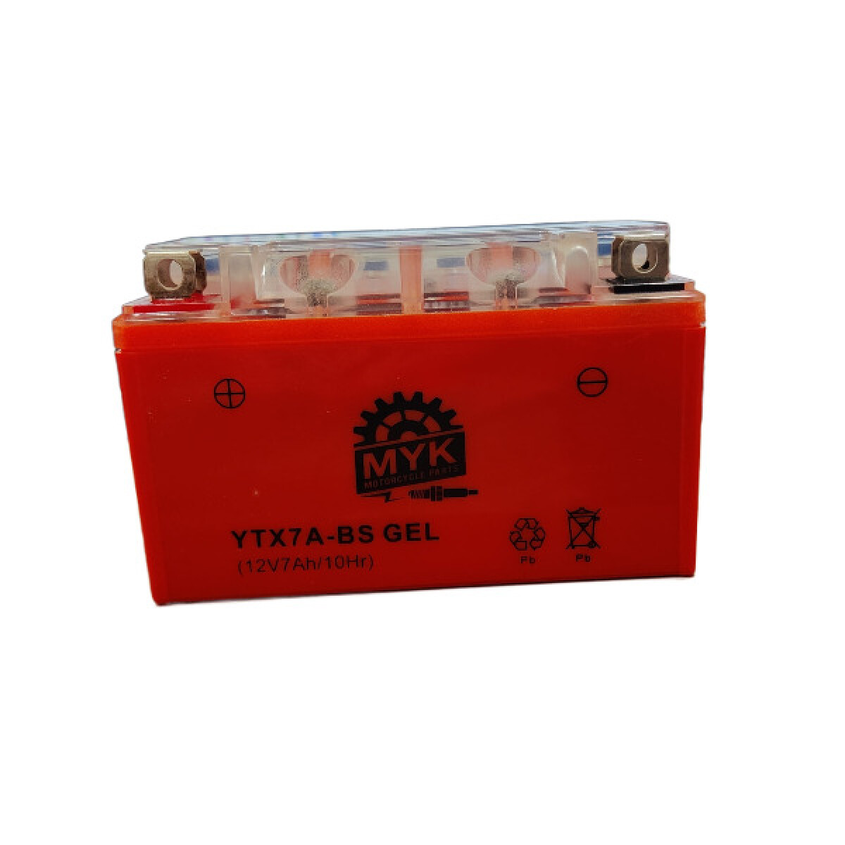Batería de gel MYK YTX7A BS (Dakar, VX2, VX3, VX4) 