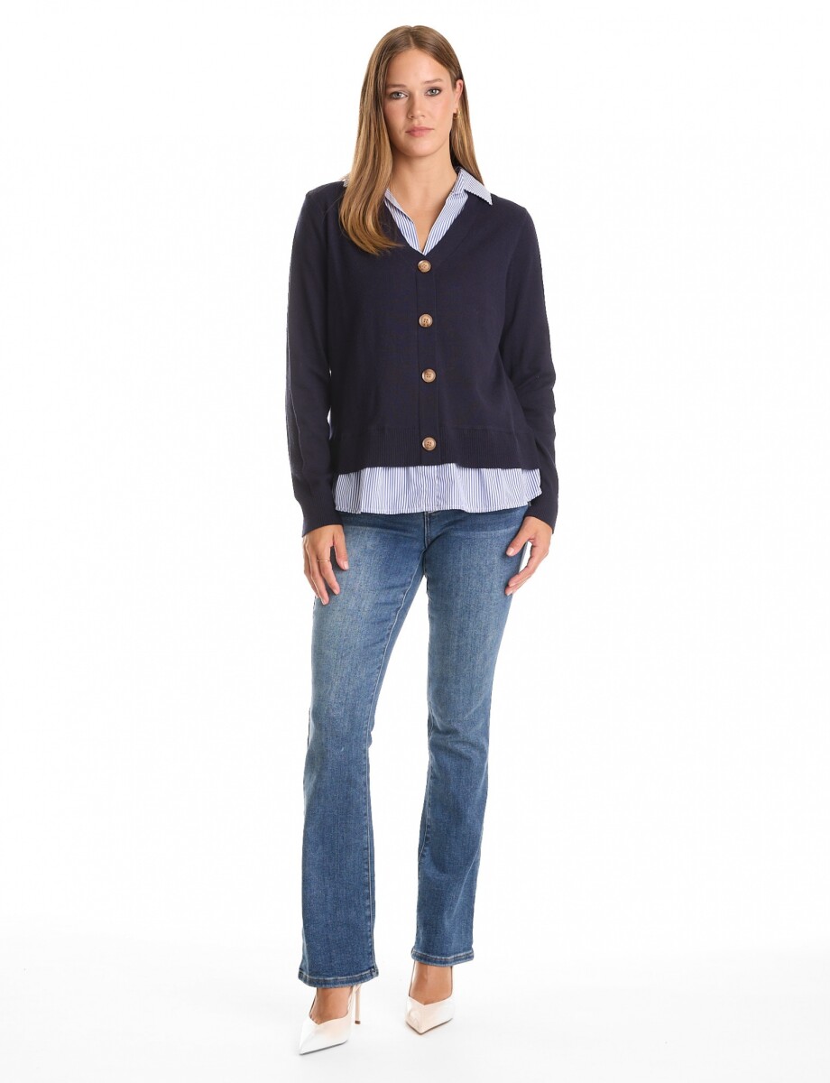 Buzo & Camisa - Azul 