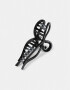 Broche Con moño Broche Acrílico Moño - Negro