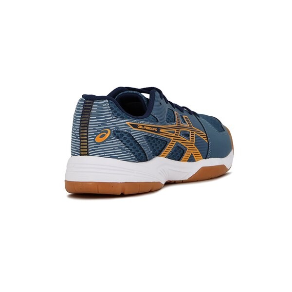 Zapatillas Championes De Tenis Para Hombre Asics Gel-Rebound Azul y Naranja