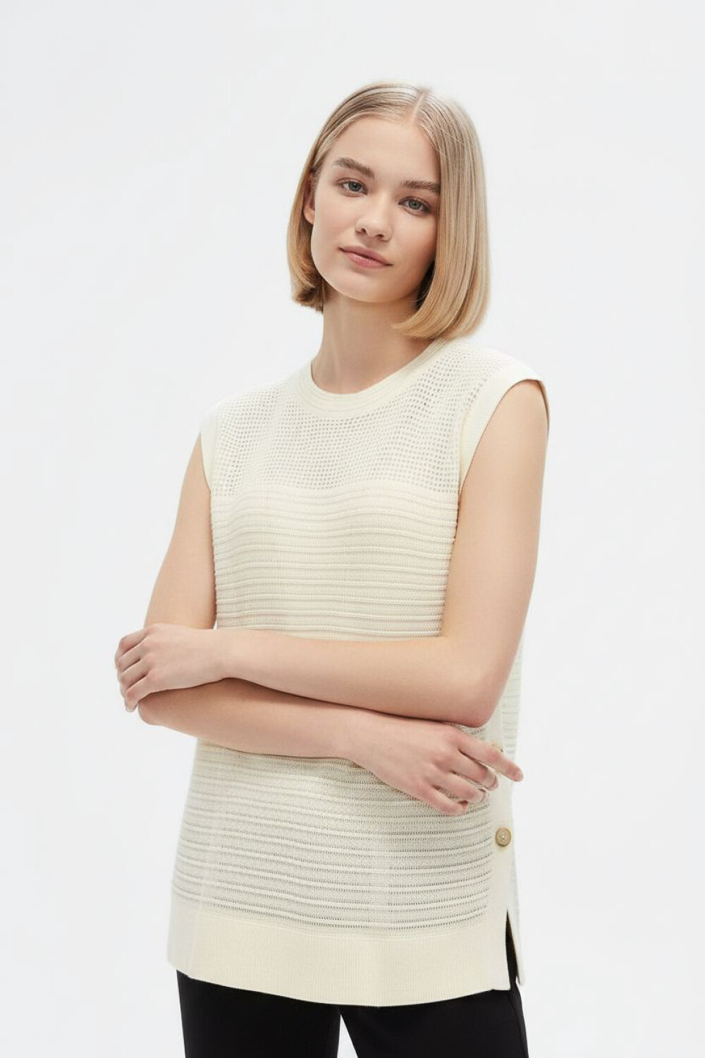 Chaleco Giuseno Marfil / Off White