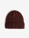 Gorro Plano Liso Gorro Tejido Trenzado Chocolate - Marron Chocolate