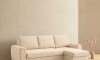 Sillón Esquinero con Baúles amplios - Amo Beige