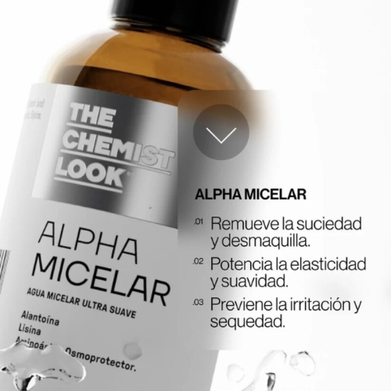 ALPHA CLEANSER AGUA MICELAR THE CHEMIST LOOK 120 ML ALPHA CLEANSER AGUA MICELAR THE CHEMIST LOOK 120 ML