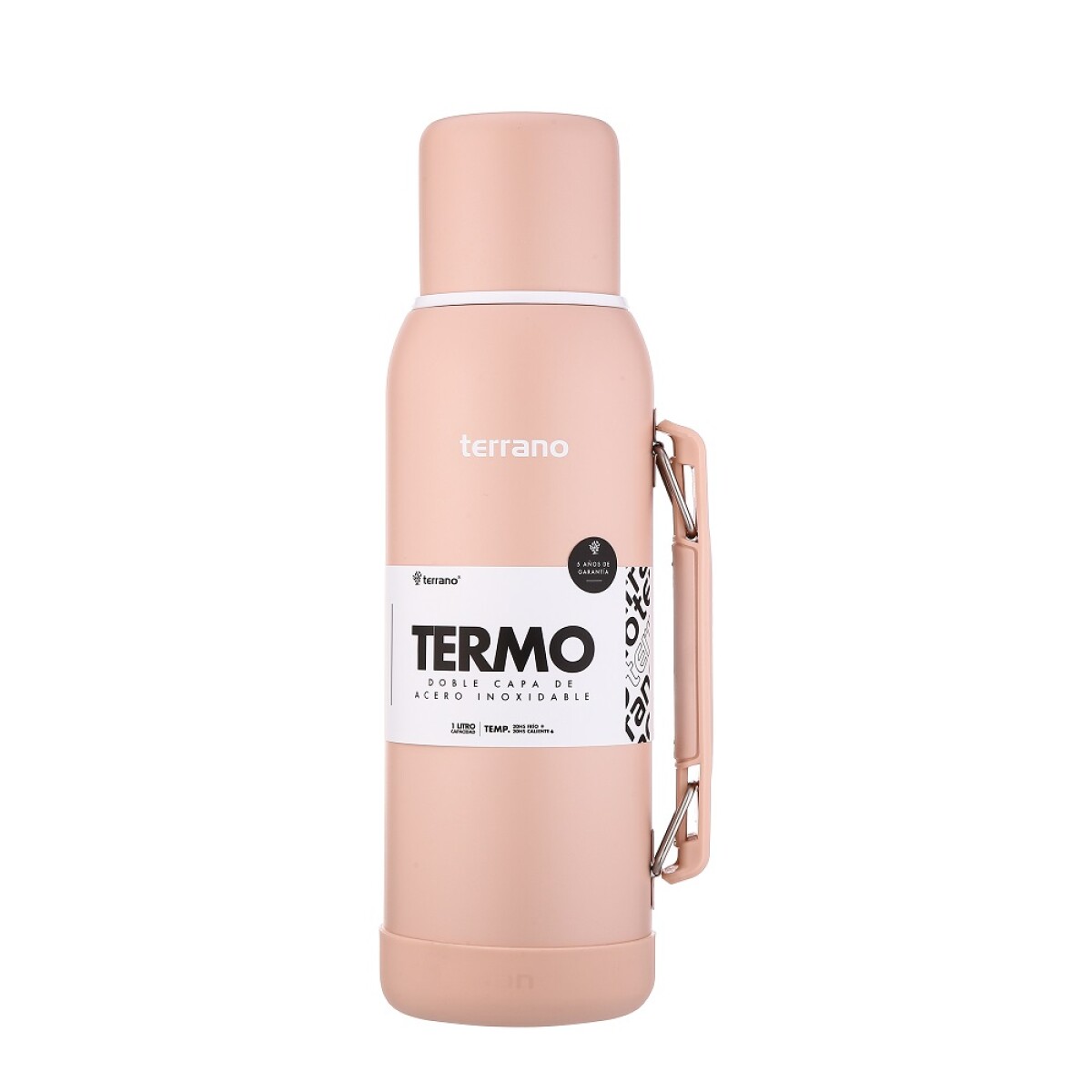 TERMO TERRANO NEW 1LT CON MANIJA PREMIUN - ROSA 