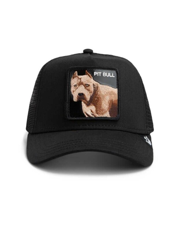 Gorra Goorin Bros Trucker Baseball - The Dog Pitbull Negro