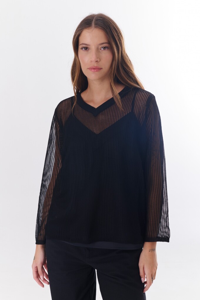 SWEATER JAZZ NEGRO