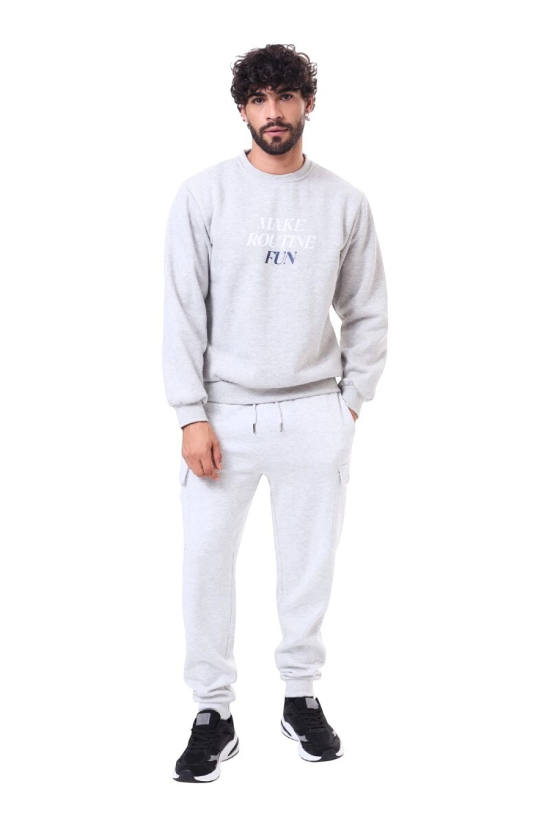 Buzo Felpa Ambato Gris