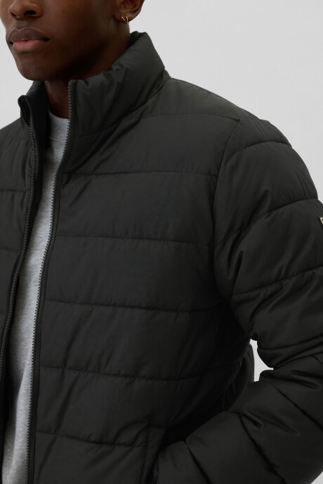Campera Light Weight Puffer Hombre True Black V2