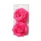 Pinza de cabello rosa 2pcs fucsia