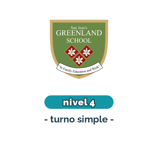 Lista de materiales - Inicial Nivel 4 turno simple Greenland Única