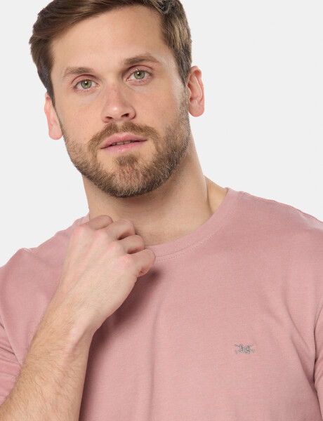 REMERA LISA DE ALGODÓN Rosa