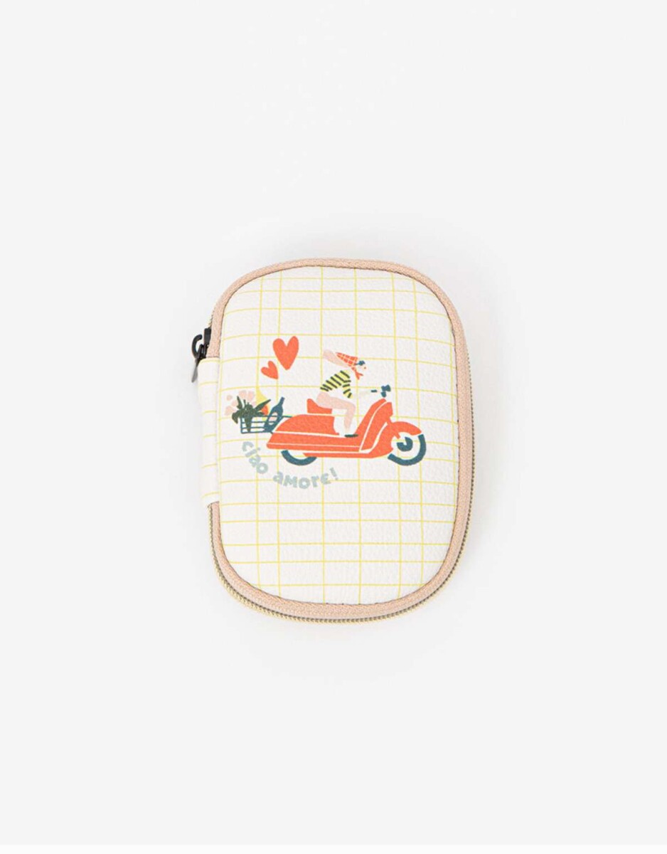 Estuche De Tecnología Estampado Ciao! - Combinacion Multicolor 