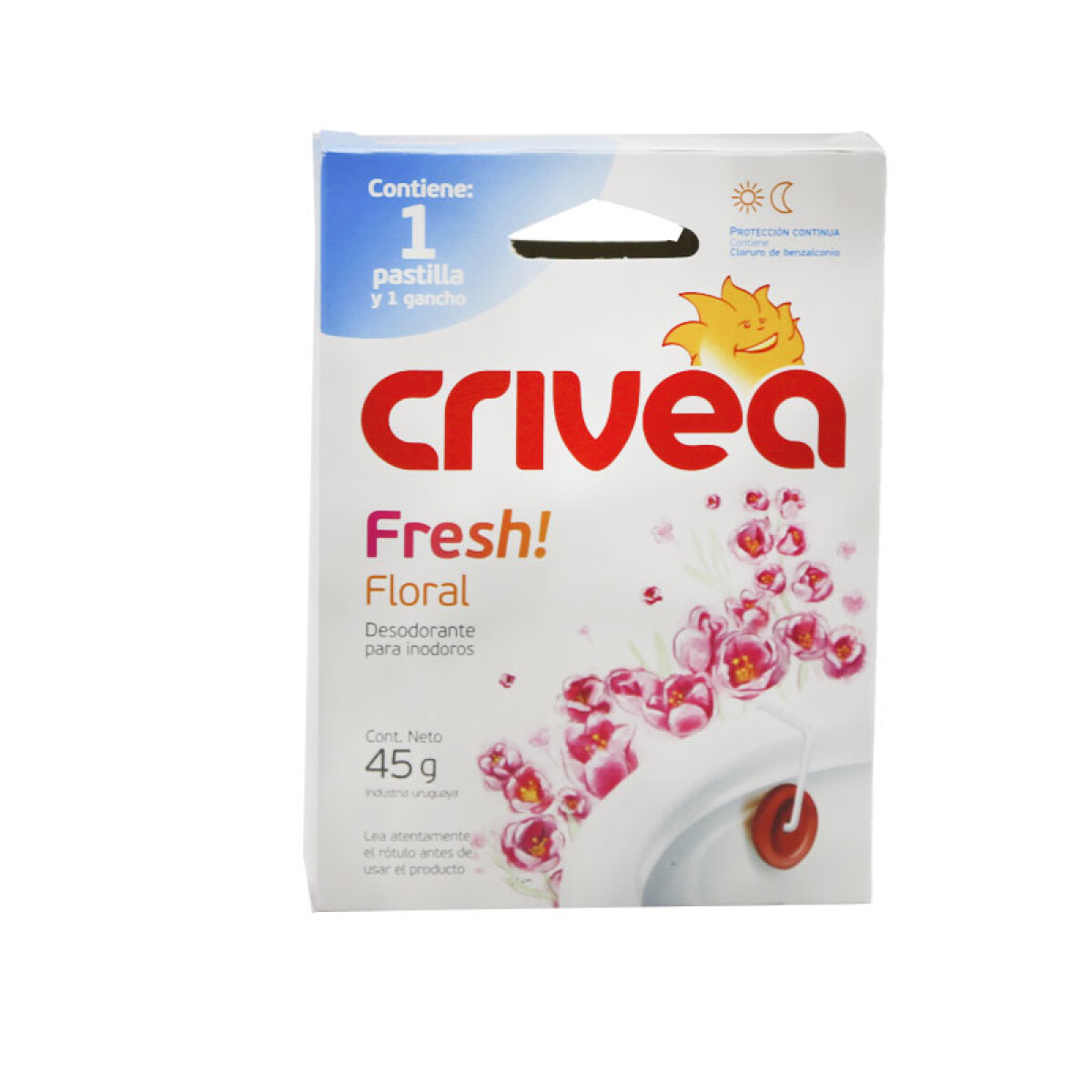 Pastillas Desodorante para Inodoro CRIVEA Fresh 45grs - Floral 