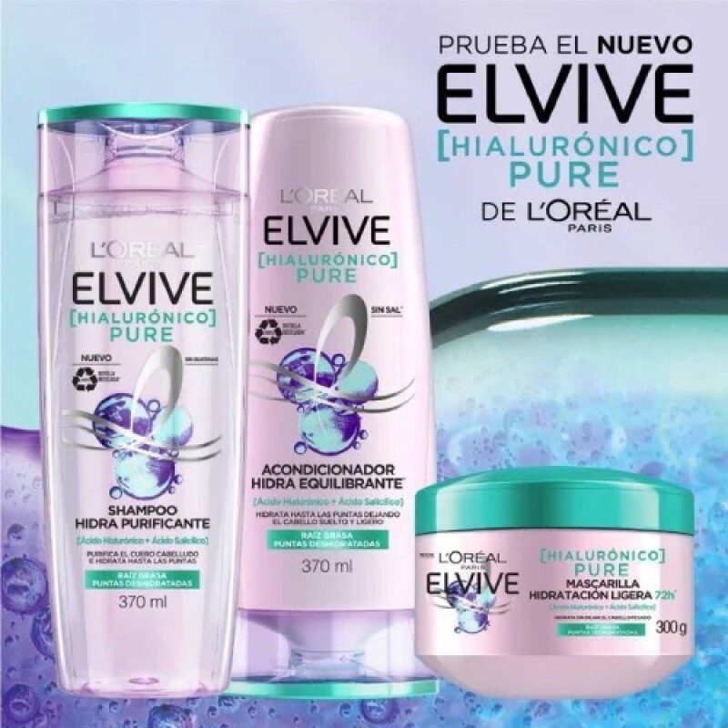 Crema De Tratamiento Elvive Hidra Hialuronico Pure 300 ml Crema De Tratamiento Elvive Hidra Hialuronico Pure 300 ml