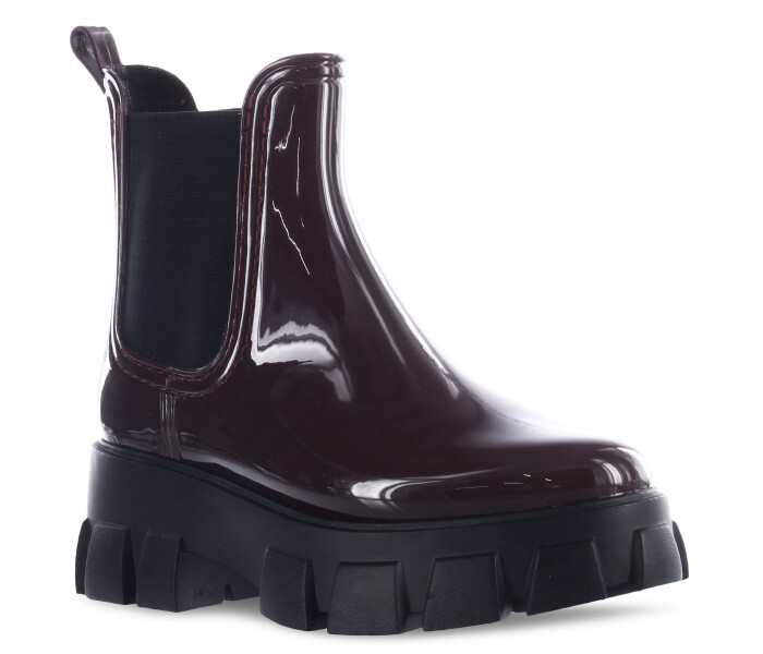 Bota ANEU de lluvia con elastico lateral Wine