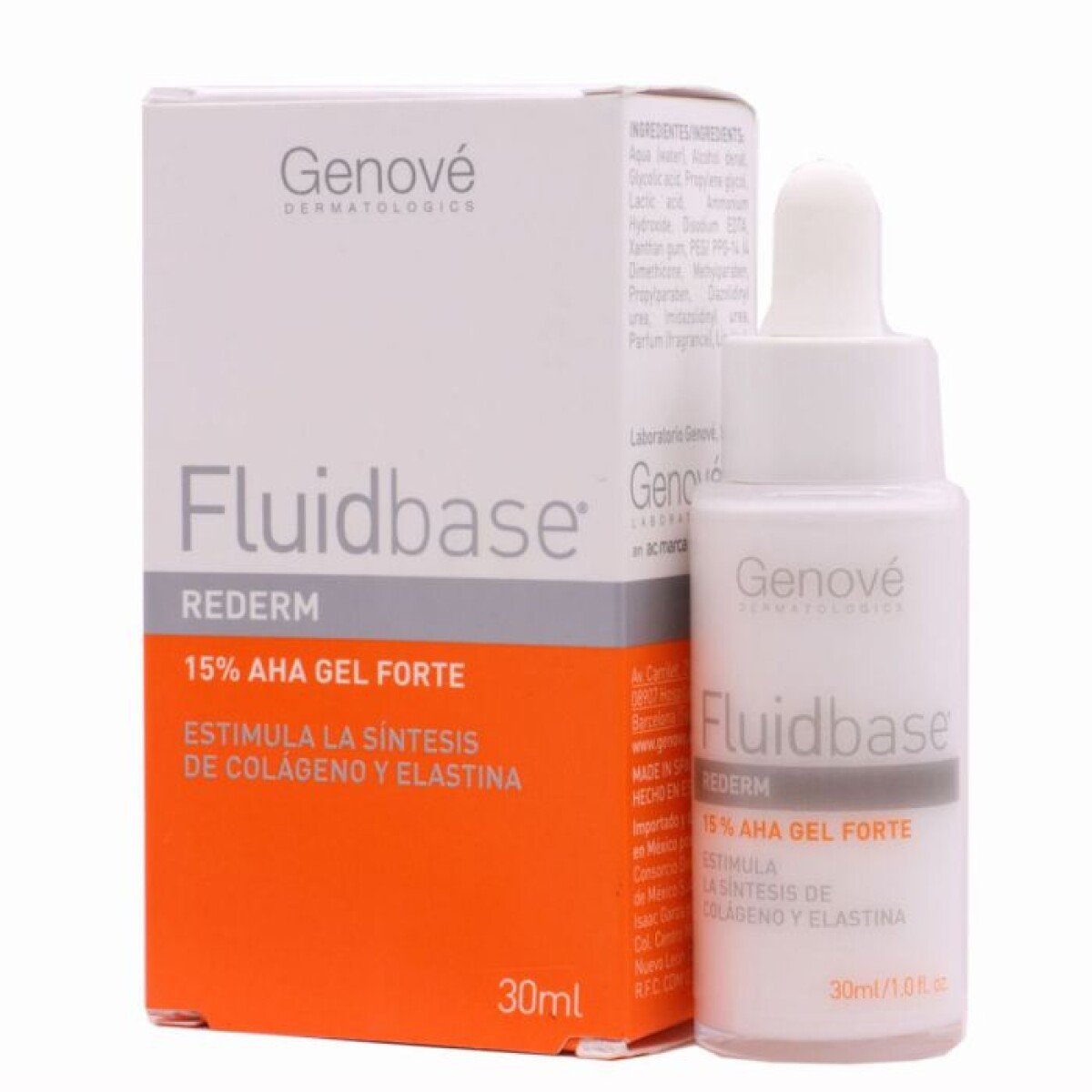 FLUIDBASE REDERM AHA GEL FORTE 15% 30ML 