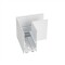 Adaptador Esquinero Horizontal para Riel Magnético G2 para Adosar Esquinero Horizontal Para Riel Magnético G2 De Adosar Blanco