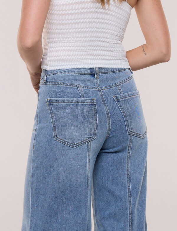 Jean Pespunte Wide Leg JEAN