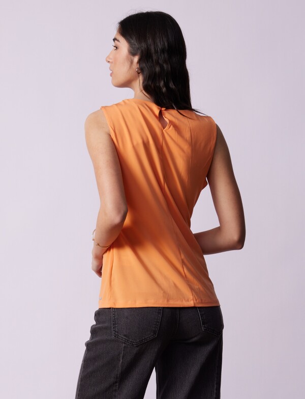 Blusa Pinzas ANARANJADO