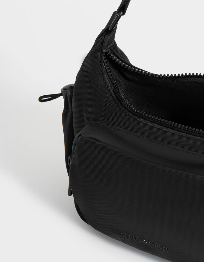 Bandoleras Deportivo Bandolera Multipocket "get Up & Travel" - Negro