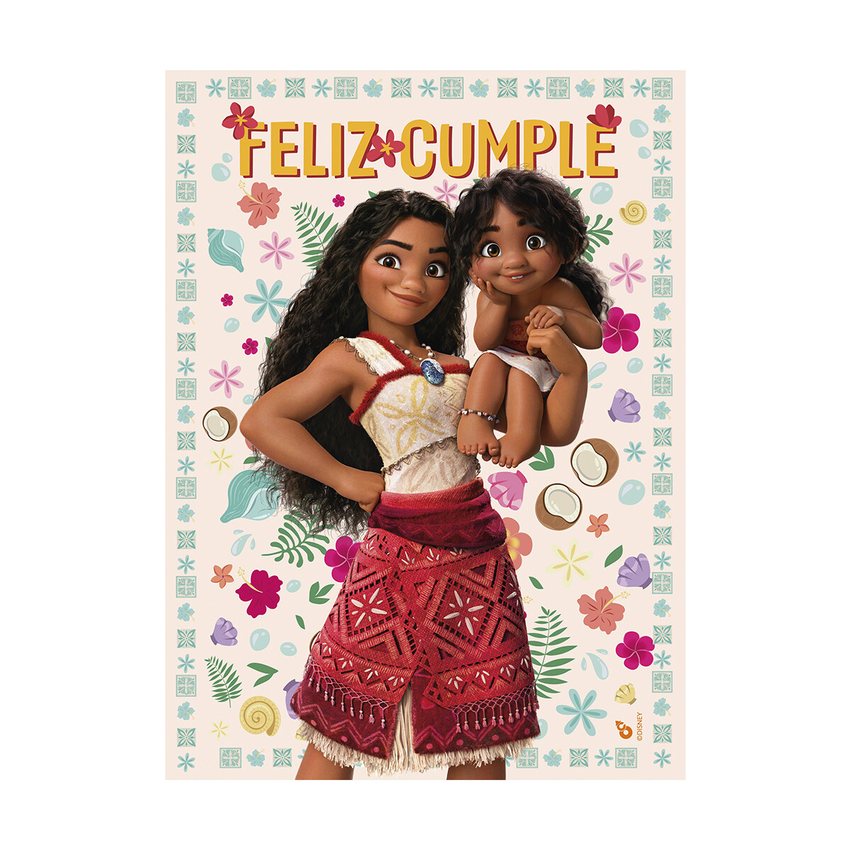Cotillón Afiche Moana 53 x 39 cm 