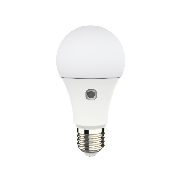 Lámpara LED con fotocélula E27 9W 806Lm luz fría IX1048