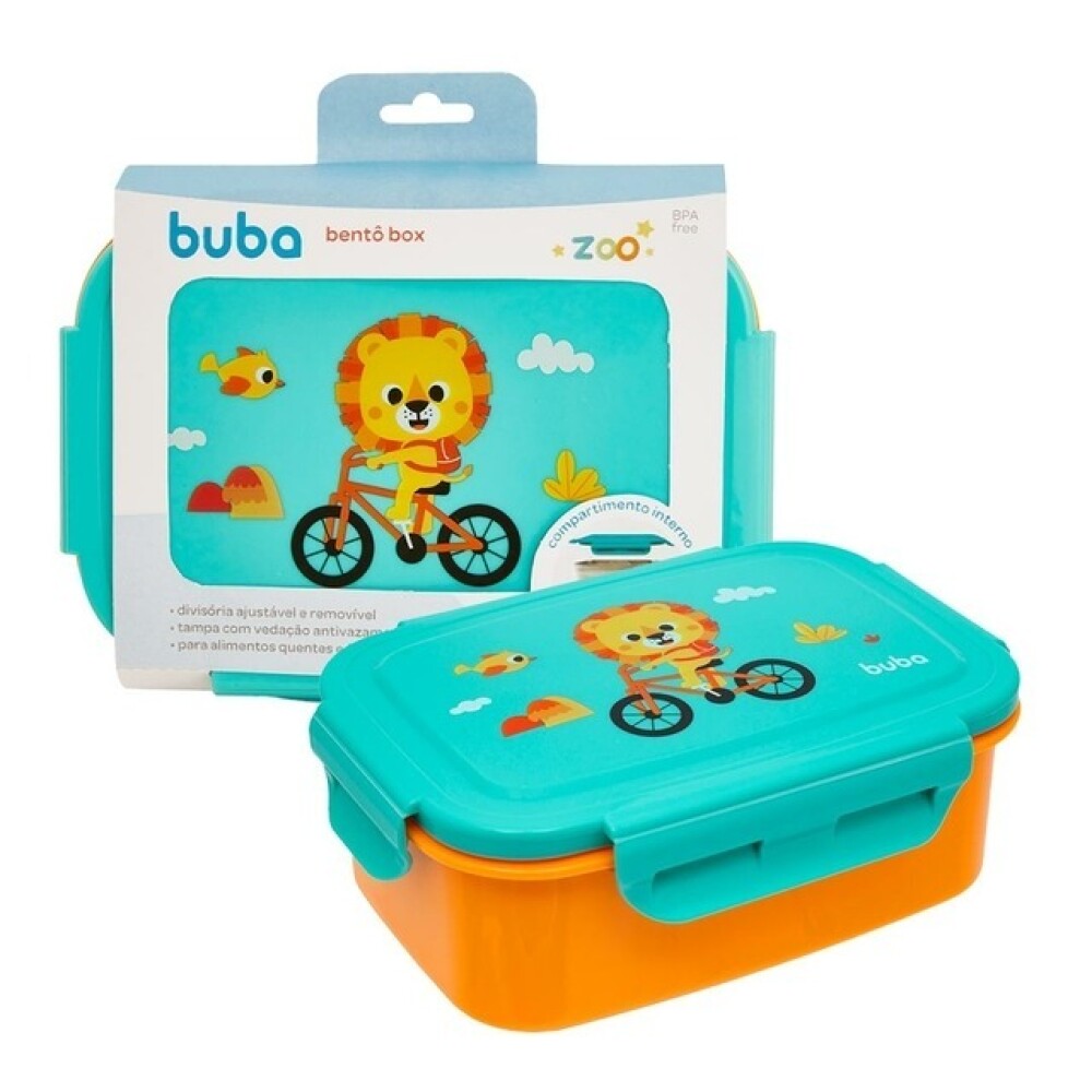 Lunchera bento box BUBAZOO leon