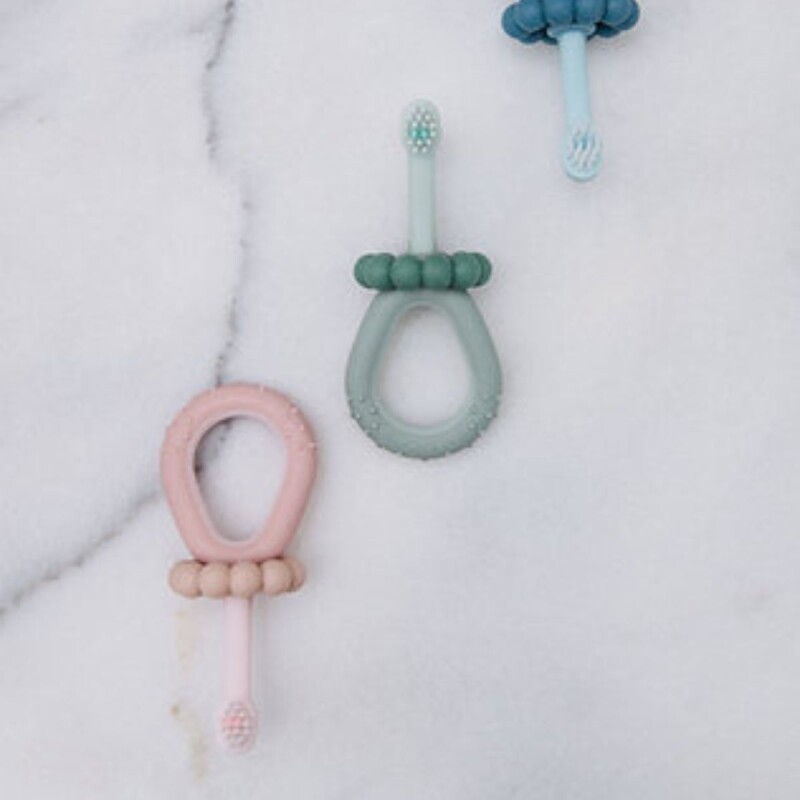 Cepillo de dientes para bebés de 0-2 años Verde