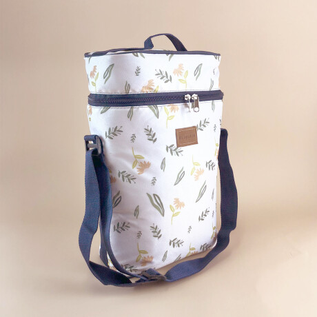 Bolso matero Flores Fondo Beige