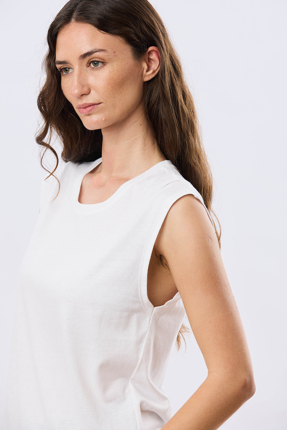 REMERA LISA DE ALGODÓN Blanco