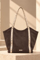 Cartera telma Chocolate gamuza