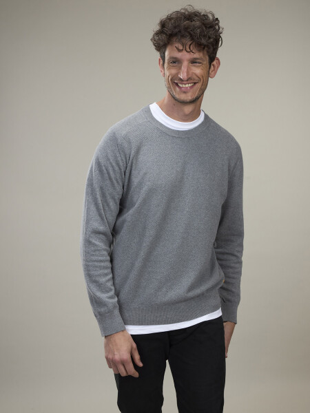 SWEATER TALLIN GRIS MELANGE