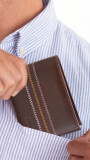 BILLETERA CUERO KEOPS MARRON