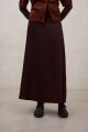 FALDA BETH Marron